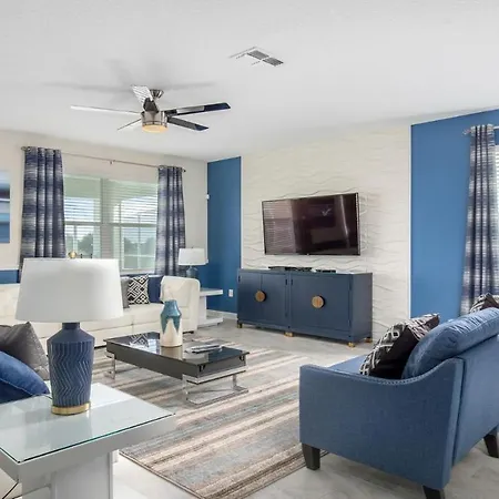 Large Disney Villa With Pool Spa Greenview Back